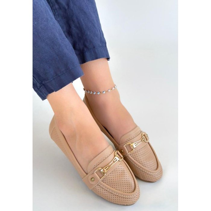 Rain Nude Cilt Babet Ayakkabı -