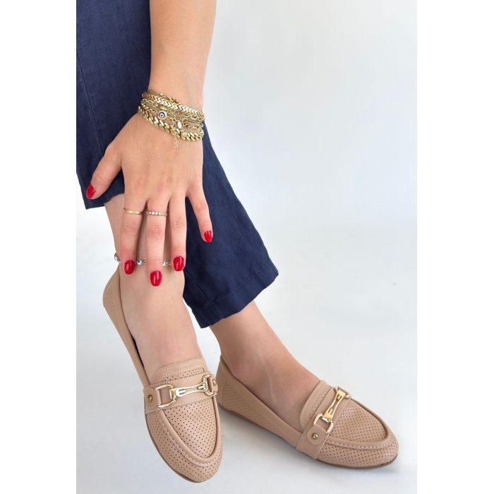 Rain Nude Cilt Babet Ayakkabı -