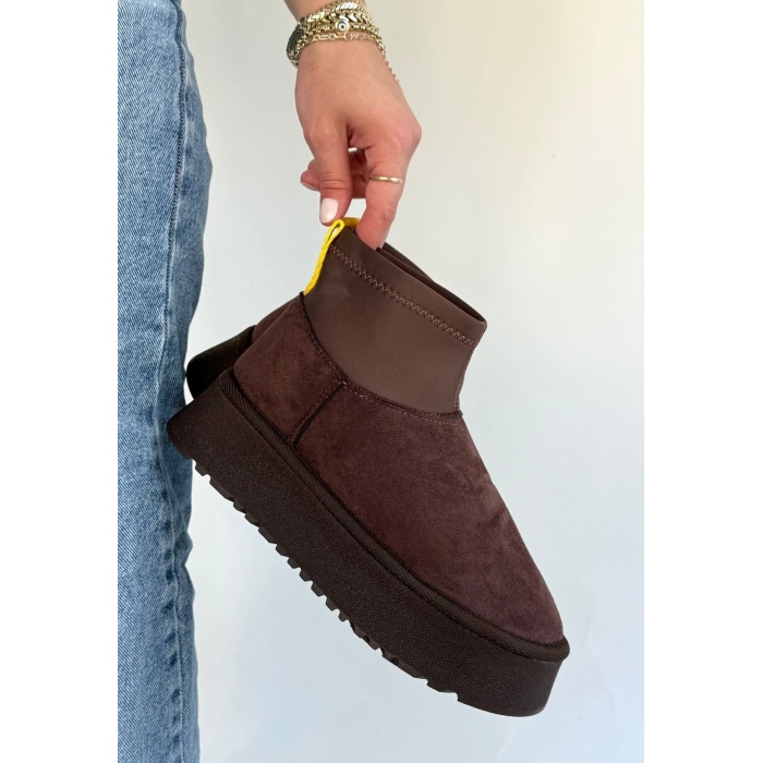 Cuen Kahverengi Süet Bot -