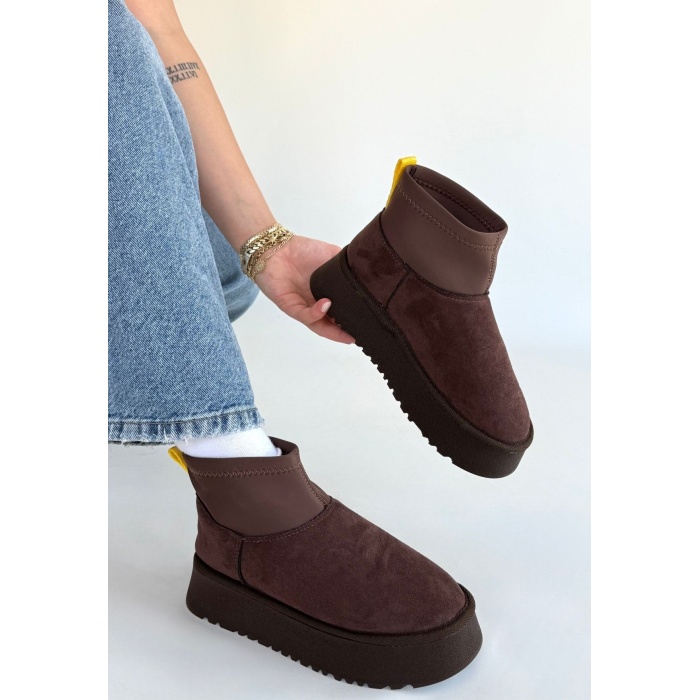 Cuen Kahverengi Süet Bot -