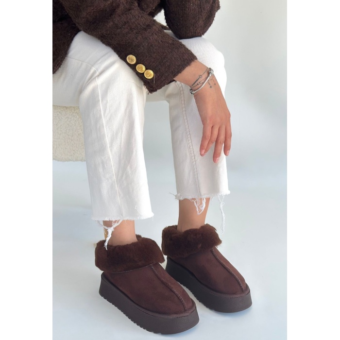 Edali Kahverengi Süet Bot -