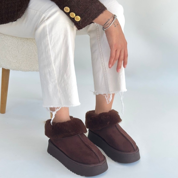 Edali Kahverengi Süet Bot -