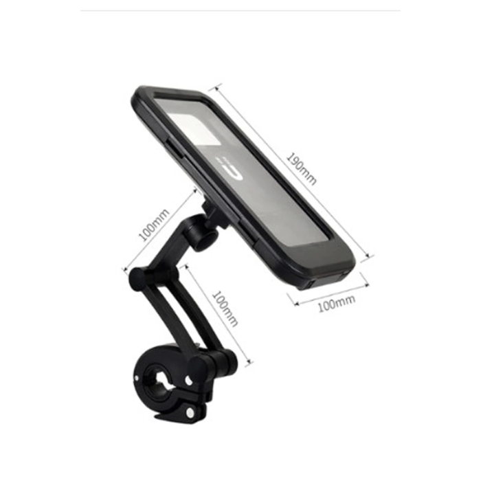 Gidon Bağlantılı Su Geçirmez Mıknatıslı Motorsiklet Telefon Tutucu -