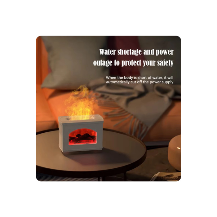 Şömine Hava Nemlendirici Aromatik Oda Kokusu 270 Ml Difüzörü Buhar Makinası -