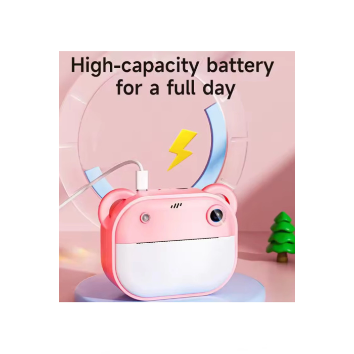 Dijital Video Kayıt Fotoğraf Çocuk Kamerası Anlık Termal Resim Kağıt Baskılı Vtn-09 -