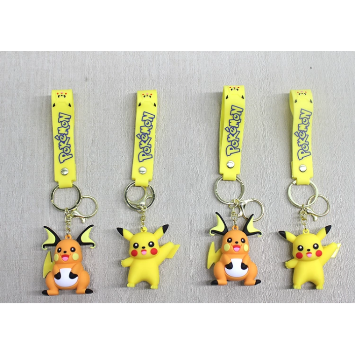Pikachu Silikon Anahtarlık Alk4252 -