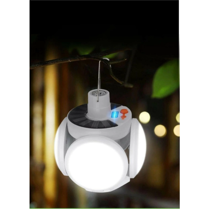 P-038 Solar Güneş Enerji Ve Usb Sarjli 5 Kanatlı -