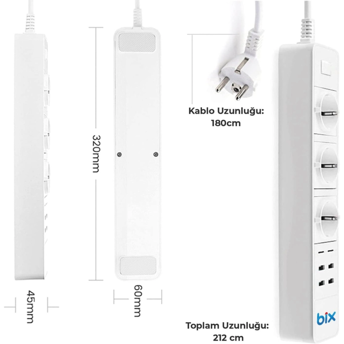 Vtn Bp-01 Kablosuz Yüksek Akım Korumalı Hızlı Şarj Özellikli Akıllı Priz -