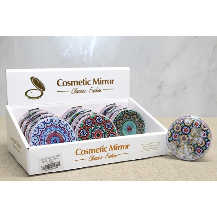 Mandala Desenli Hareketli Sulu El Aynası Alk4584 -