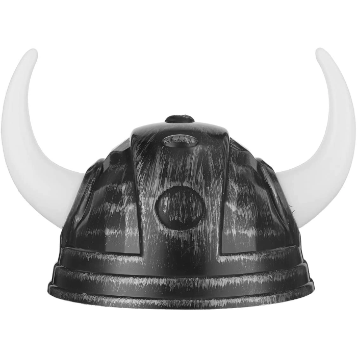 Viking Başlığı Asteriks Başlığı Gümüş Renk -