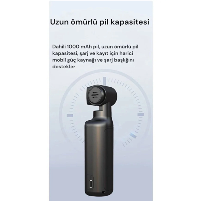 4k Ultra Hd 270° Döndürülebilir Su Geçirmez Kablosuz Vlog Spor Ve Aksiyon Kamerası -