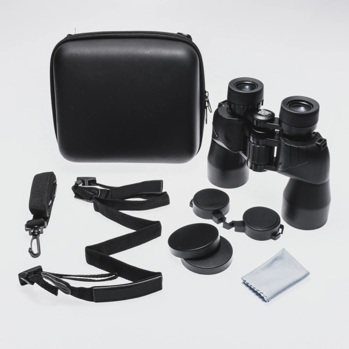 10x42 Profesyonel El Dürbünü – Büyük Mercek – Süper Netlik – 1000m/97m – Siyah -