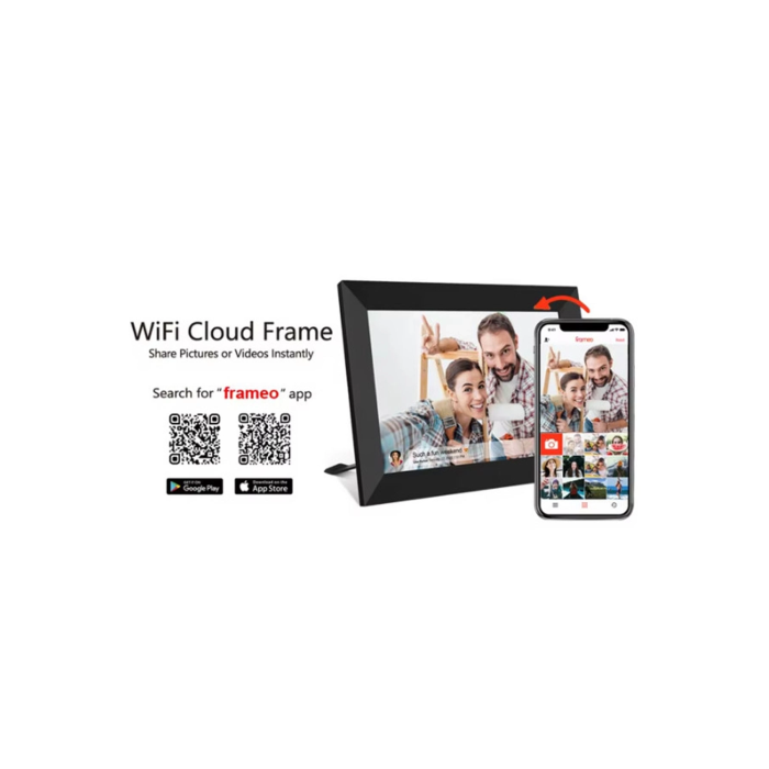 Dijital Fotoğraf Çerçevesi Kablosuz 10.1 İnç 32gb Dokunmatik Ekran, Uygulama Üzerinden Fotoğraf/video Paylaşımı -