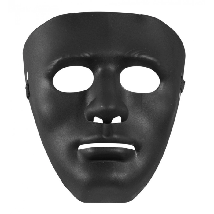 Siyah Renk Hip Hop Anonim Jabbawockeez Dans Maskesi 18x19 Cm -