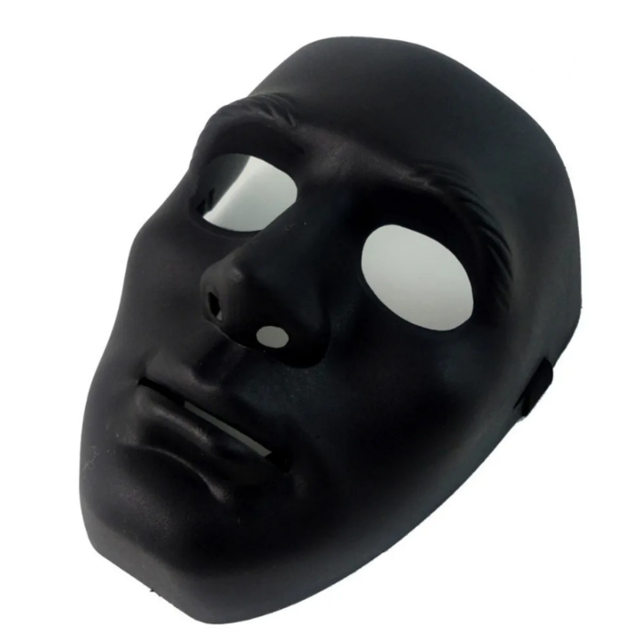 Siyah Renk Hip Hop Anonim Jabbawockeez Dans Maskesi 18x19 Cm -