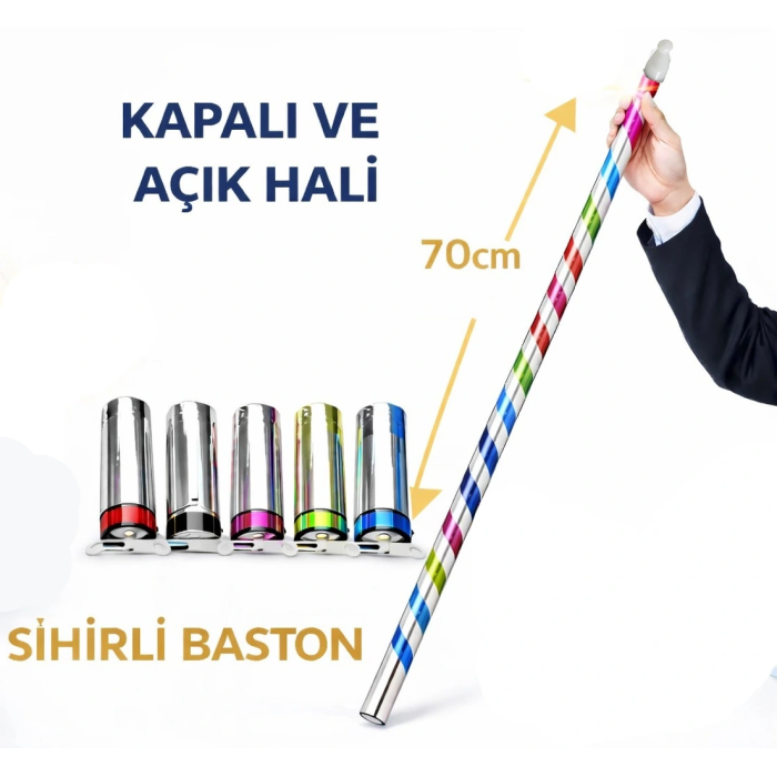 Sihirli Açılır Baston – Mendilden Bastona İlizyon Oyunu -