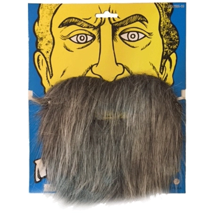 Kırçıllı Korsan Sakalı Gri Renk Takma Sakal -