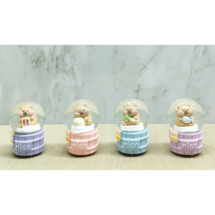 Kapibara Tasarımlı Işıklı Kar Küresi Alk5022 -