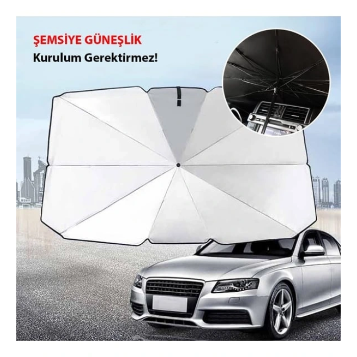 Araba Güneş Gölge Koruyucu Şemsiye Oto Ön Cam Güneşlik -
