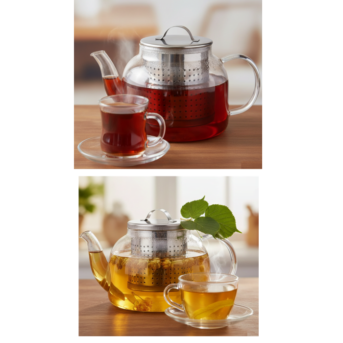 Çay Süzgeci Büyük Boy Paslanmaz Çelik Demlik İçi Çay Süzgeci Geniş Hacimli ve Dayanıklı -