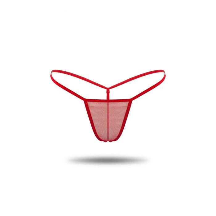 Kırmızı Tül Tanga TM1115