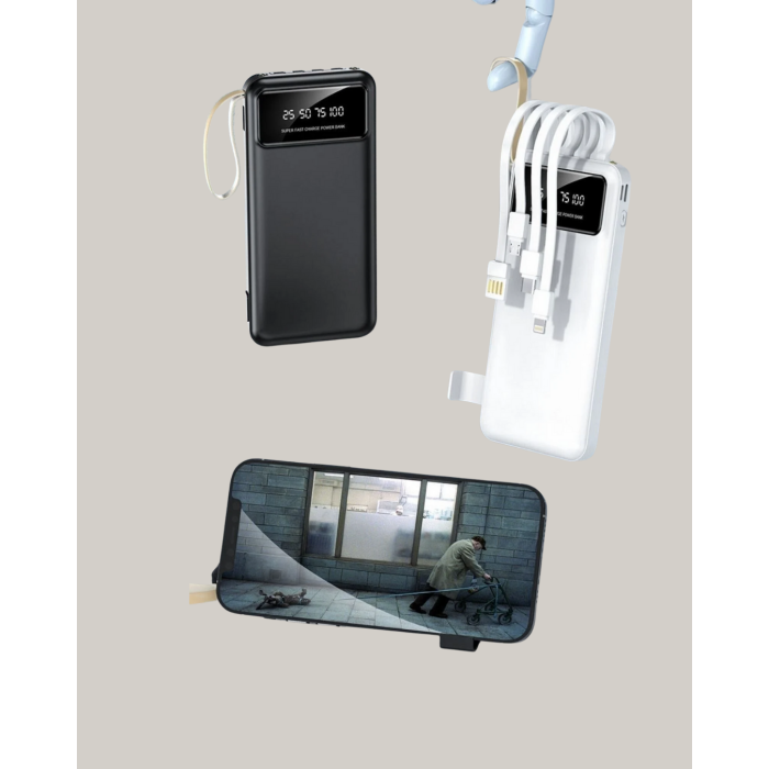 Çoklu Güvenlik Korumalı 20.000 mAh Powerbank Fener Özellikli -