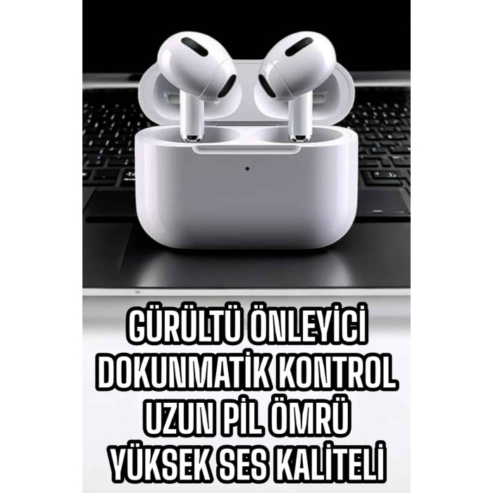 3.Nesil TWS Bluetooth Kulaklık Mikrofonlu ANC Özelliği Dokunmatik Kontrol -