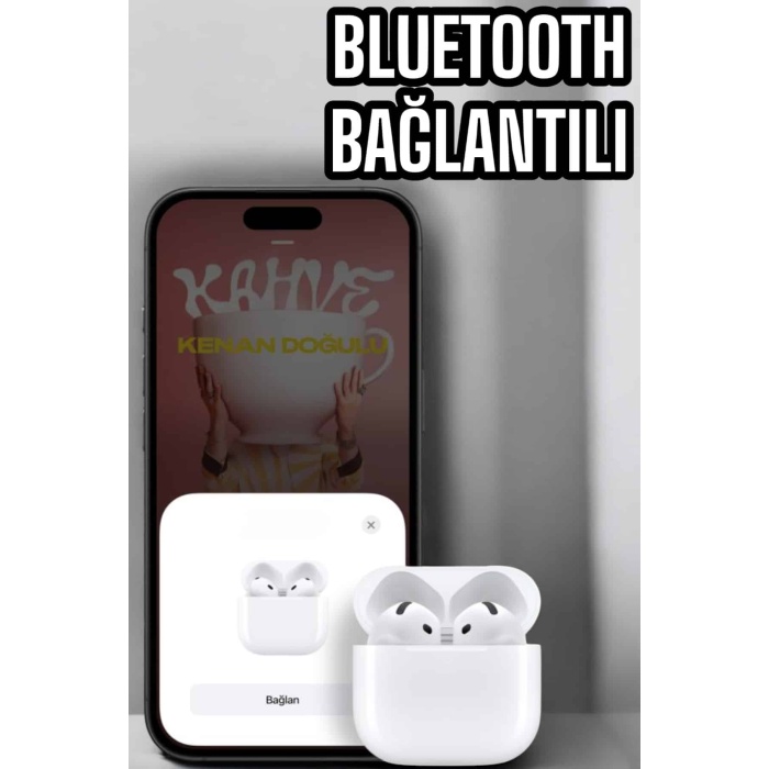 Kaliteli Ucuz İOS ve Android Uyumlu TWS Bluetooth Kulaklık ANC Özelliği -
