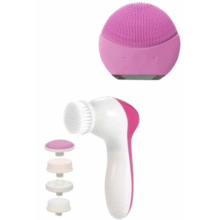 İkili Cilt Bakım Seti 5 Başlıklı Yüz Temizleme ve Masaj Aleti Canlandırıcı ve Onarıcı -