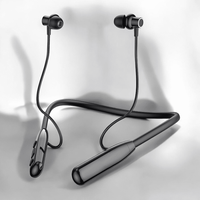 Kablolu Bluetooth Kulaklık Boyun Bantlı ANC Özelliği Yüksek Ses Kaliteli 100 saat -