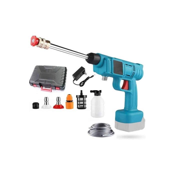 Şarjlı Ve Yüksek Basınçlı Oto Yıkama Makinesi Ve Sulama Tabancası Bahçe Yıkama Makinesi -