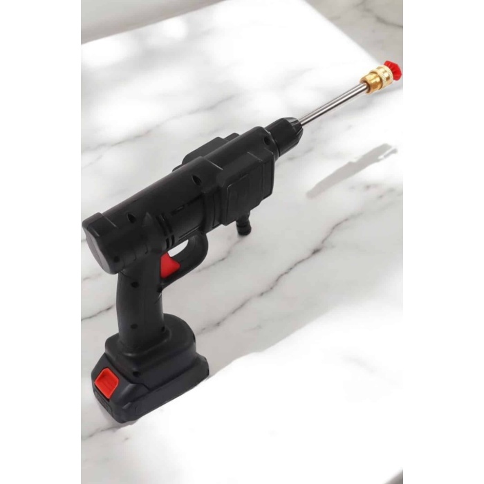 Yeni Nesil Araç Yıkama Şarjlı Tabancası Basınçlı Su Hazneli -