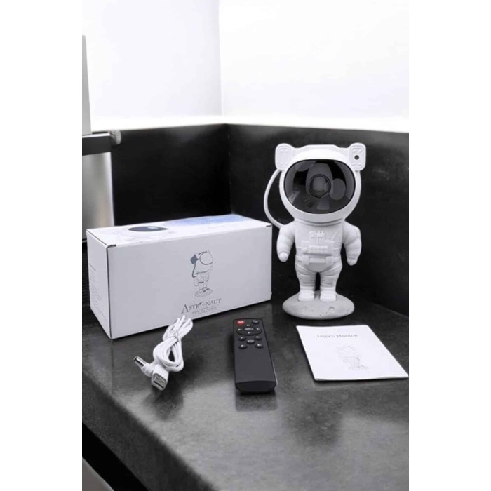 Astronot Görünümlü Projeksiyon Speaker Taşınabilir -