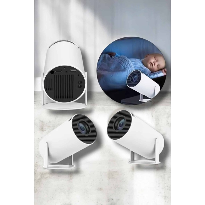 USB ve Kablosuz Bağlantı Özellikli 5000 Saat Ampul Ömürlü Projeksiyon -