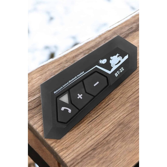 Kask Kulaklık Bluetooth Motosiklet Kulaklık Intercom Su Geçirmez -