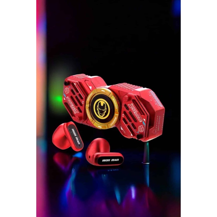 Stres Çarklı Bluetooth Kulaklık Kablosuz Kırmızı Yüksek Ses Kaliteli -