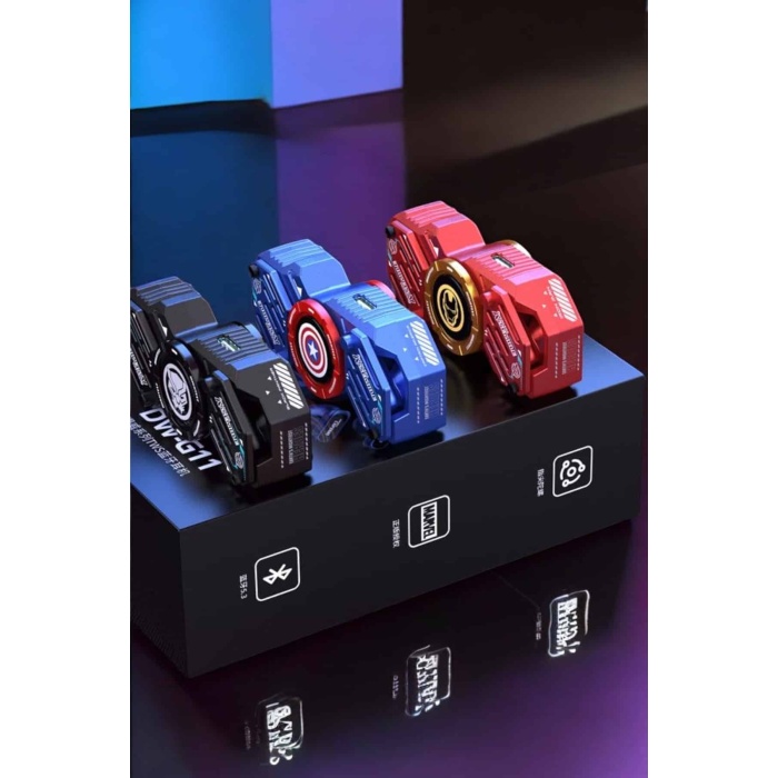 Stres Çarklı Bluetooth Kulaklık Kablosuz Kırmızı Yüksek Ses Kaliteli -