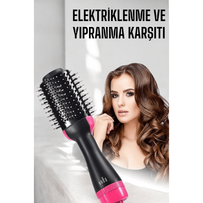 Fön Tarak Elektriklenmeyi Önleyen ve Parlaklık Veren Saç Şekillendirici -