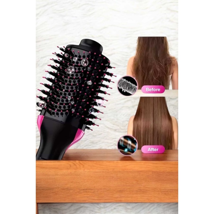 1200 Watt Gücünde, Negatif İyon Teknolojili, 3 Isı Kademeli Fön Tarağı -