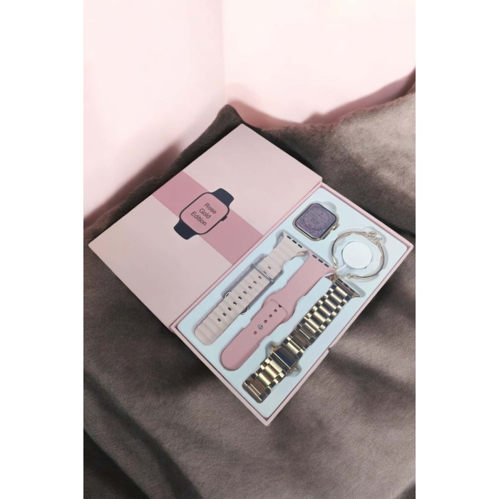 Akıllı Saat Sesli Görüşme Bildirim Görme Uyku ve Sağlık Takibi -