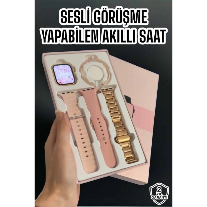 Akıllı Saat Bluetooth Bağlantılı Aksesuar Hediyeli GPS Takibi -