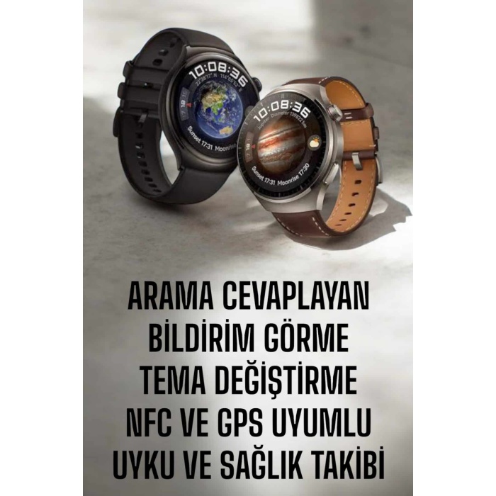 Akıllı Saat Sesli Görüşme, NFC Uyumlu, Bildirim Görme ve Uyku ve Sağlık Takibi -