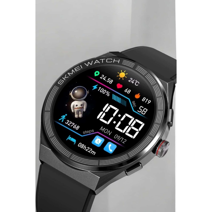 Bluetooth Bağlantılı Akıllı Saat Tüm Telefonlara Uyumlu Değiştirilebilir Kordon -