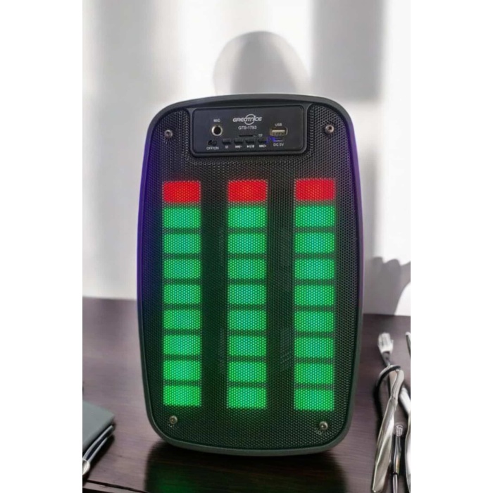 Bluetooth Hoparlör Mikrofonlu Speaker Taşınabilir Şarjlı -