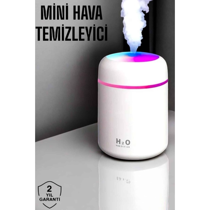 Hava Nemlendirici Ultrasonik Mini Hava Temizleyici Aromaterapi -