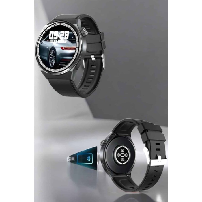 Akıllı Saat Nabız Sensörlü Bildirim Görebilen Spor Modları GPS Takibi -