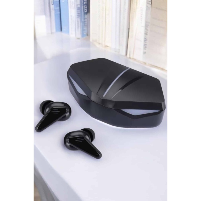 Bluetooth Oyuncu Kulaklığı Led Işıklı Kablosuz ANC Özelliği -