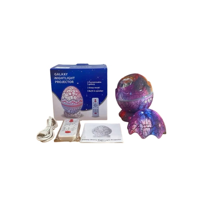 Dinozor Yumurtası Gece Masa Lambası Bluetooth Hoparlör 14 Renk Seçeneği -