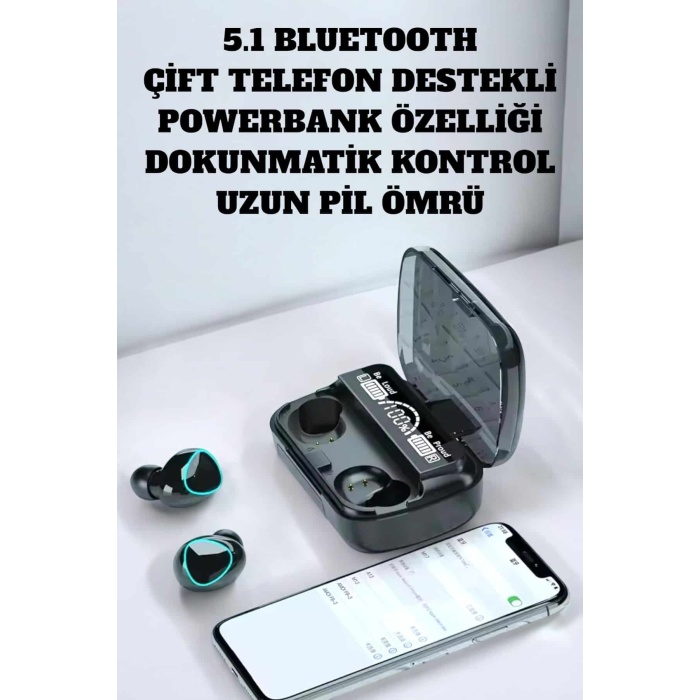 Extra Bass ve HD Ses ile Üstün Bluetooth 5.3 Kablosuz Kulaklık -