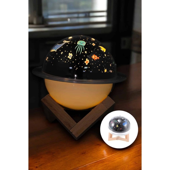 Aromaterapi Hava Nemlendirici Masa ve Gece Lambası -